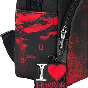 Loungefly Warner Brothers Friday The 13th I Heart Horror Mini Backpack