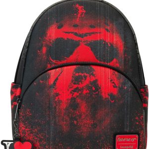 Loungefly Warner Brothers Friday The 13th I Heart Horror Mini Backpack