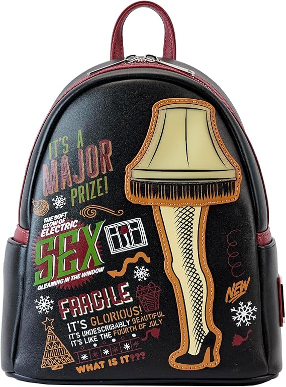 Loungefly A Christmas Story Leg Lamp Mini Backpack