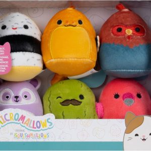 Squishmallows Micromallows 6 Pack - Charles,Onel,Mo,Cookie,Reed & Layla