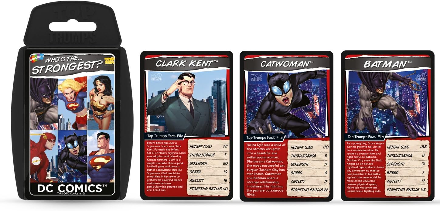 DC Comics Top Trumps Card Game