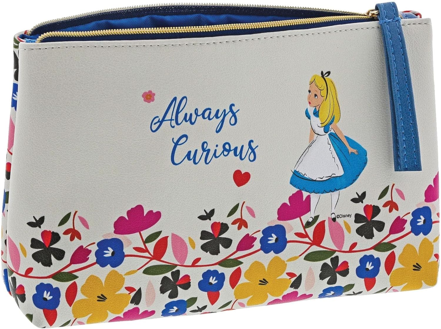 Enchanting Disney Alice In Wonderland Cosmetic Bag