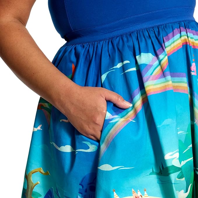 Loungefly Stitch Shoppe Neverland Scene Sandy Skirt