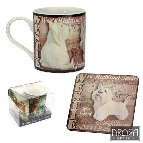 Pedigree Pals Mug And Coaster Set Westie