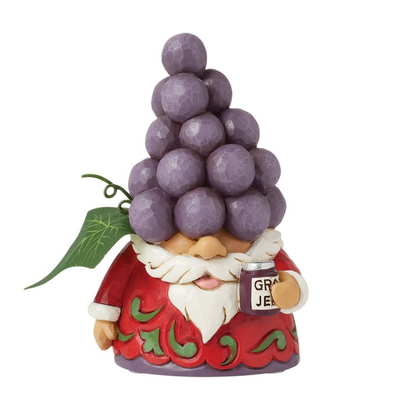 Jim Shore Heartwood Creek Grapeful For You (Grape Gnome)