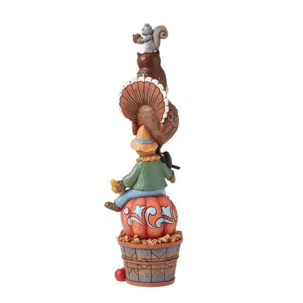 Jim Shore Heartwood Creek Festive Fall Friends (Harvest Critter Stack)