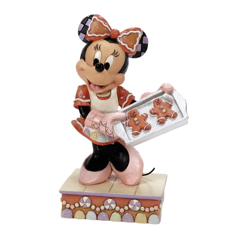 Jim Shore Disney Traditions Baking Bliss Minnie Gingerbread Cookies