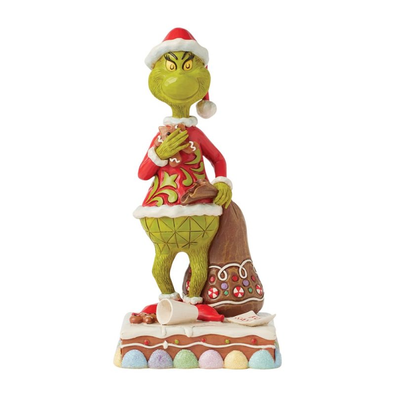 Jim Shore The Grinch Eating Cookies Figurine