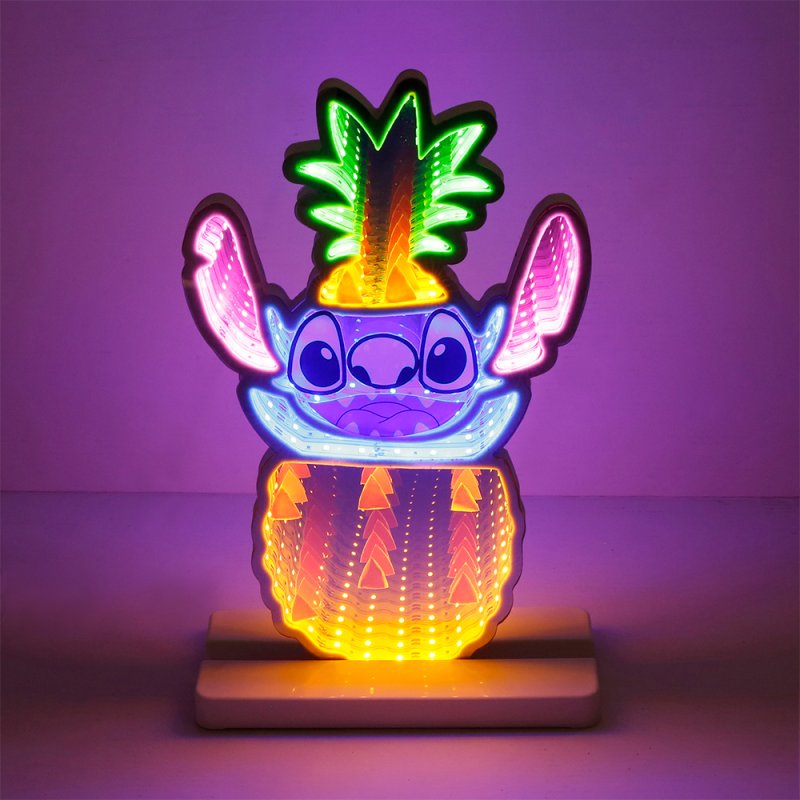 Disney By Department 56 Stitch In Pineapple Infinity Mirror