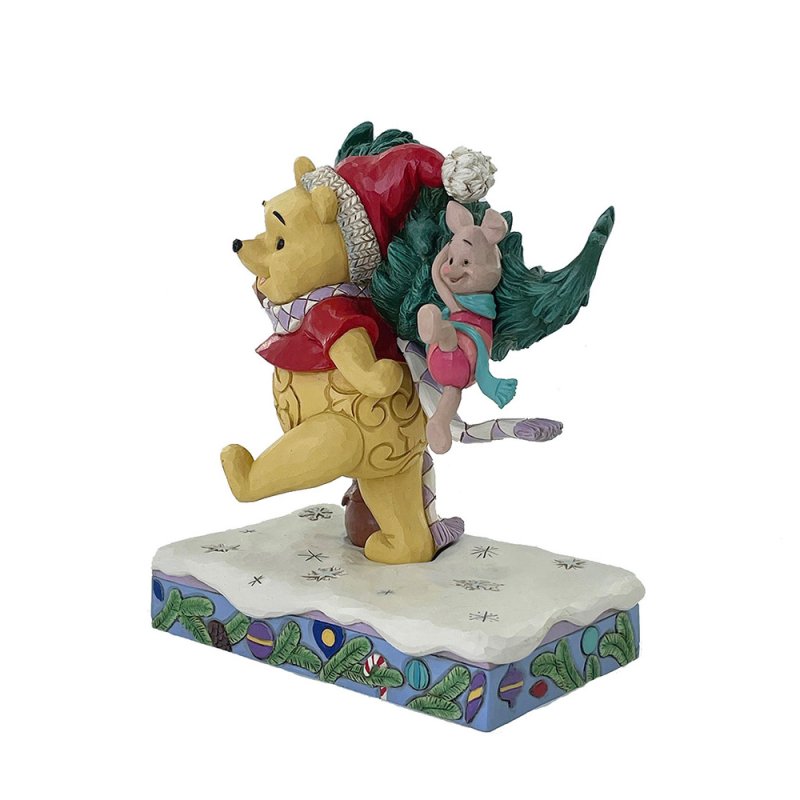 Jim Shore Disney Traditions A Tree For Two Winnie the Pooh and Piglet