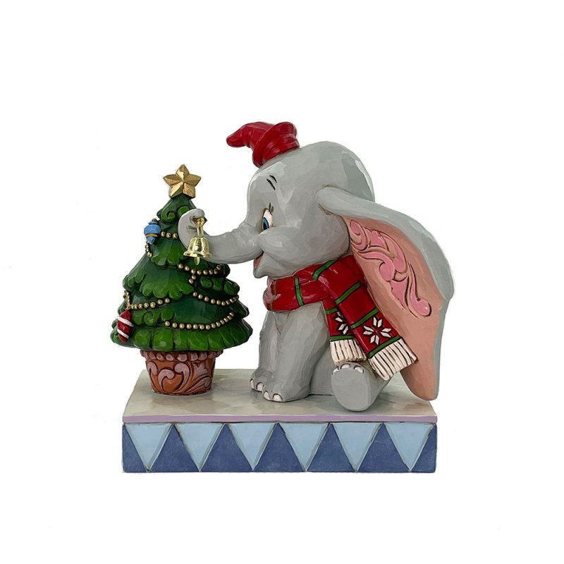 Jim Shore Disney Traditions Merry Moments Dumbo with Christmas Tree