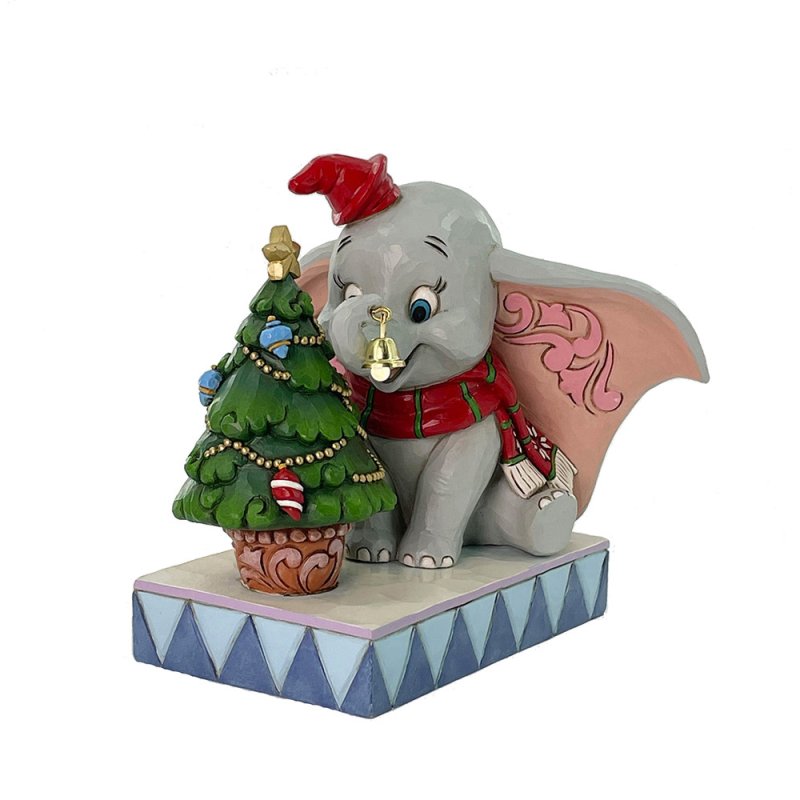 Jim Shore Disney Traditions Merry Moments Dumbo with Christmas Tree