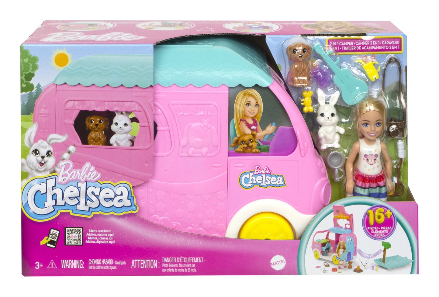 Barbie Chelsea 2-in-1 Camper Playset