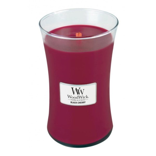 Woodwick Candles Black Cherry Large Hourglass