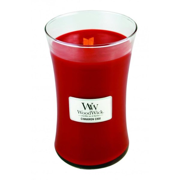 Woodwick Candles Cinnamon Chai Large Hourglass