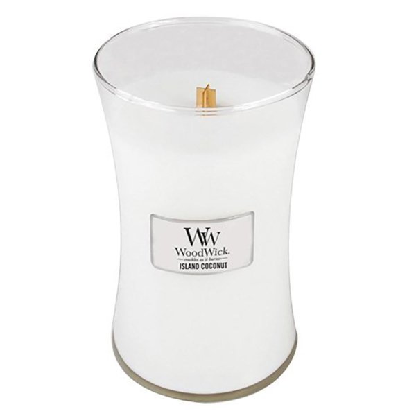 Woodwick Candles Island Coconut Large Hourglass