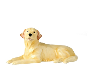 John Beswick Golden Retriever Lying - JBD54