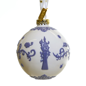 The English Ladies Bauble Rapunzel White