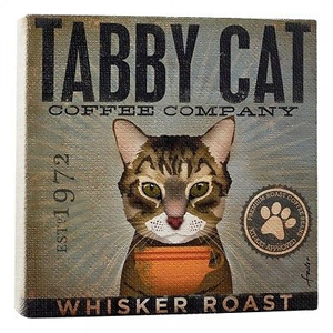 Tabby Cat Wall Art - 1003640012