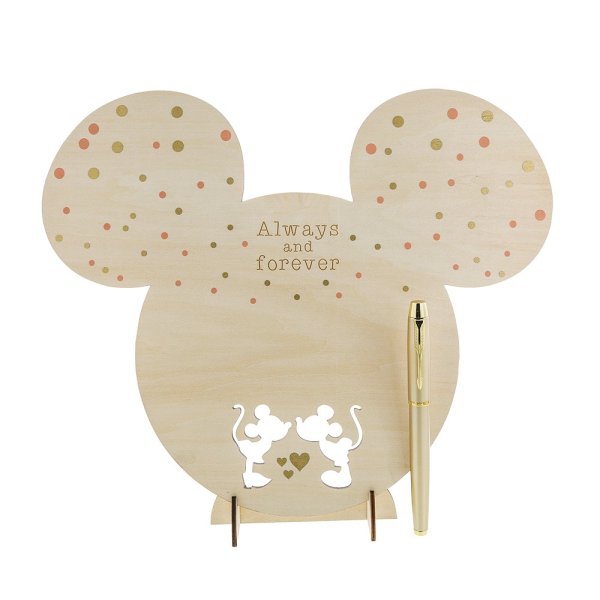 Enchanting Disney Mickey and Minnie Mouse Plaque