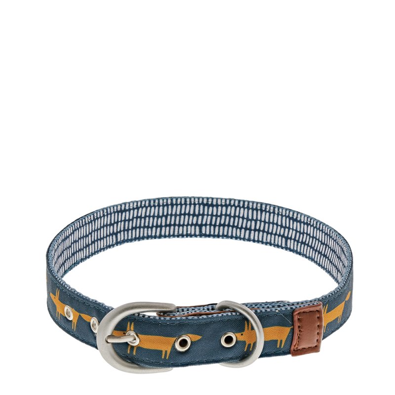 Mr Fox Dog Collar Midnight Large