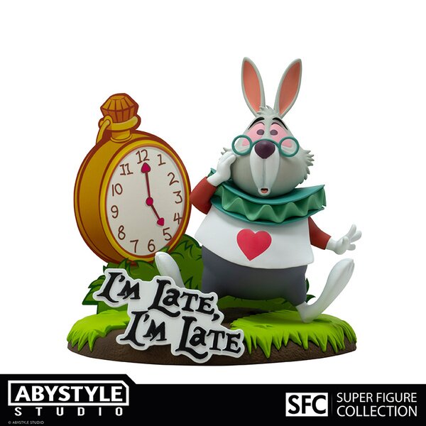 DISNEY Figurine White Rabbit I'm Late I'm Late