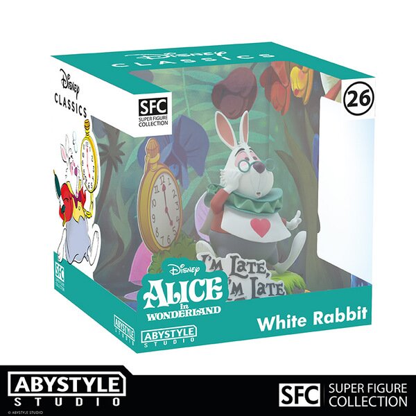 DISNEY Figurine White Rabbit I'm Late I'm Late