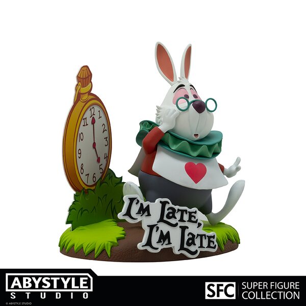 DISNEY Figurine White Rabbit I'm Late I'm Late