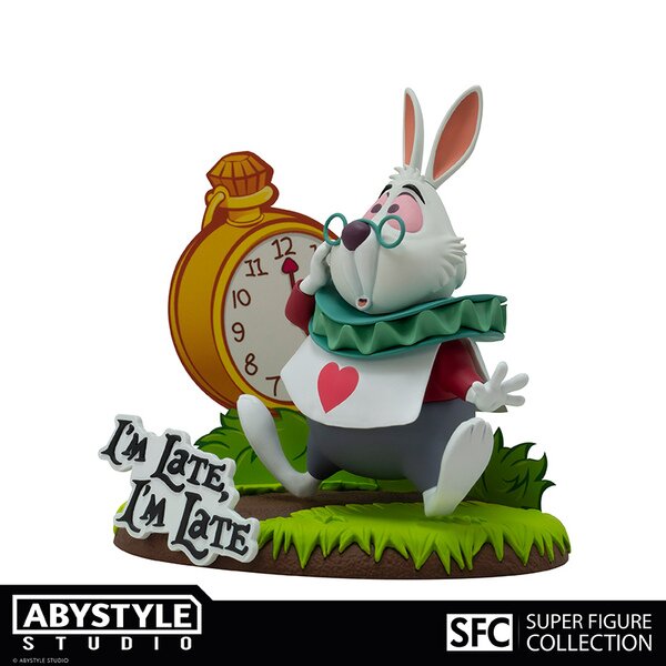 DISNEY Figurine White Rabbit I'm Late I'm Late