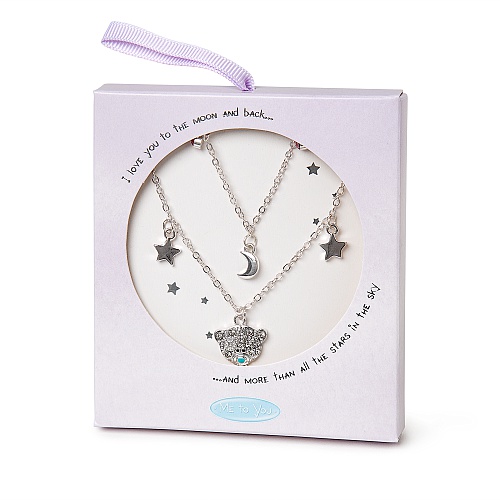 Me to You Tatty teddy 2 Row Charm Necklace