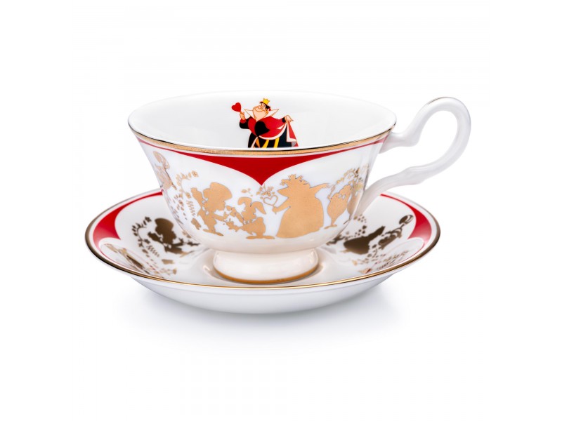 English Ladies Queen of Hearts Cup and Saucer