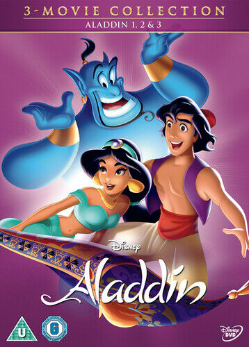 Disney Aladdin 3 Movie Collection - Aladdin 1, 2 and 3 DVD Collection