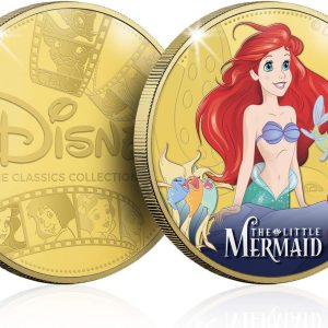 The Little Mermaid Gold-Plated Commemorative Coin