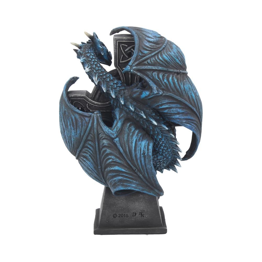 Draco Clock by Anne Stokes 17.8cm