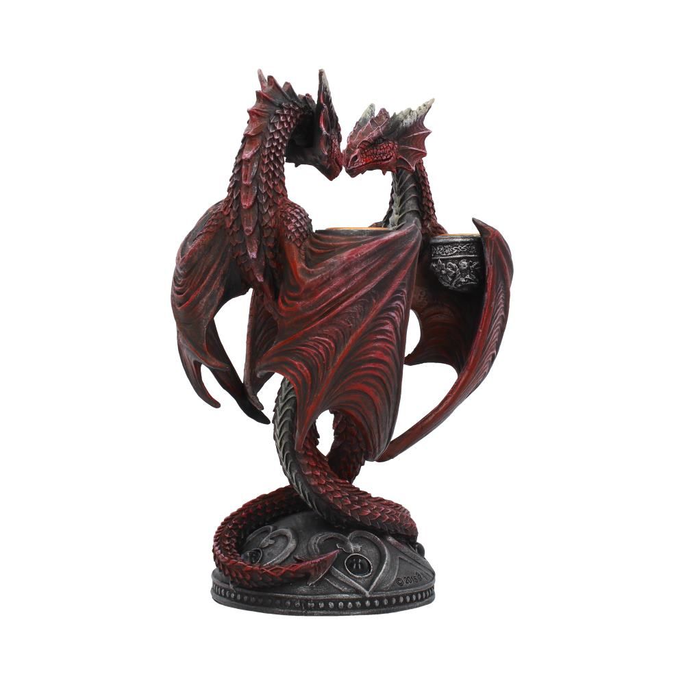 Dragon Heart Anne Stokes Valentine’s Edition romantic gothic candle holder