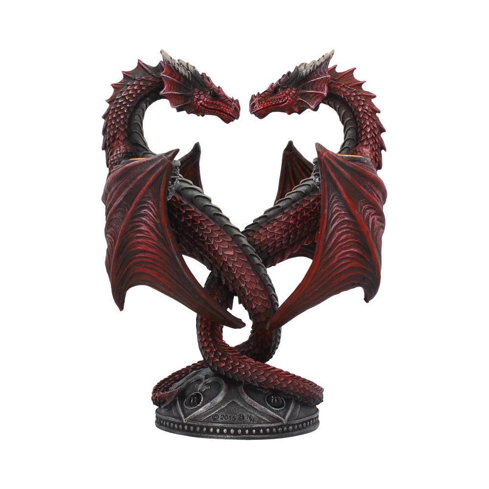 Dragon Heart Anne Stokes Valentine’s Edition romantic gothic candle holder