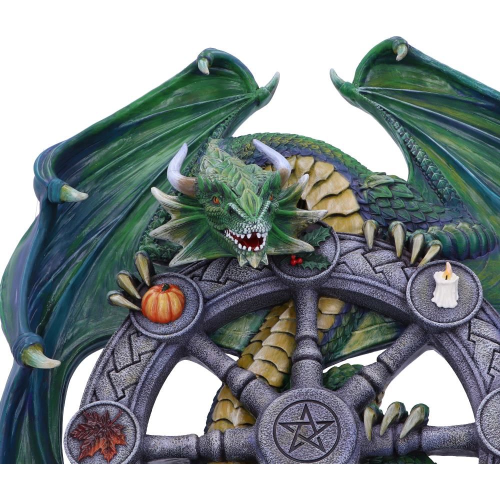 Anne Stokes Year of the Magical Dragon Pagan Wheel of the Year Wall Plaque 30cm