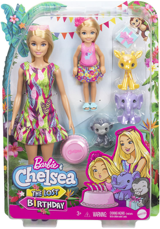 Barbie Birthday Surprise Barbie and Chelsea Story Set