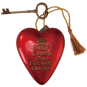 Enesco Demdaco Besame Mucho Art Heart