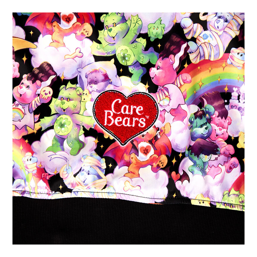 Loungefly Care Bears x Universal Monsters All-Over Print Unisex Bomber Jacket