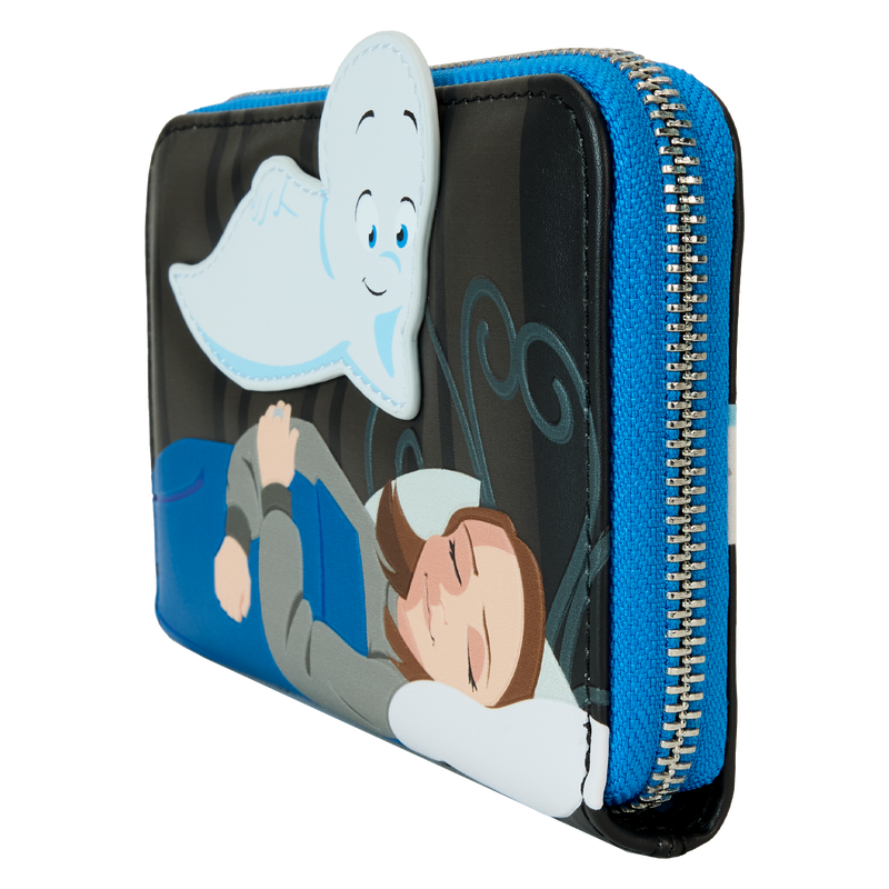 Loungefly Casper the Friendly Ghost Glow Zip Around Wallet