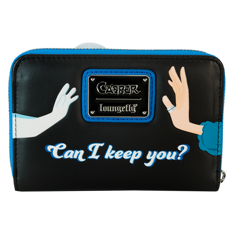 Loungefly Casper the Friendly Ghost Glow Zip Around Wallet