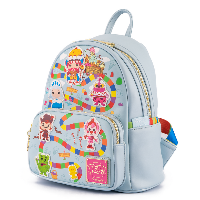 LOUNGEFLY POP BY LF HASBRO CANDY LAND TAKE ME TO THE CANDY  MINI BACKPACK