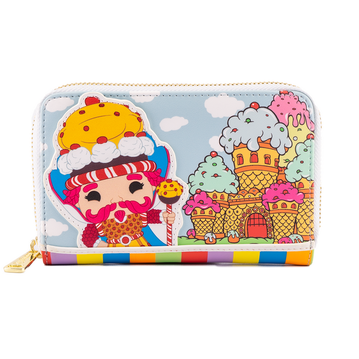 LOUNGEFLY POP BY LF HASBRO CANDY LAND TAKE ME TO THE CANDY  ZIP AROUND WALLET