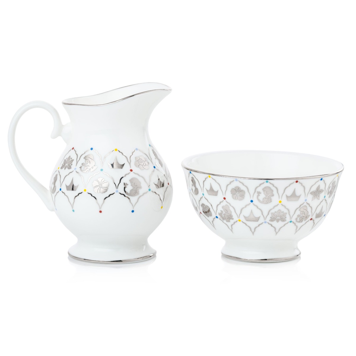 English Ladies D100 Princess cream and sugar set