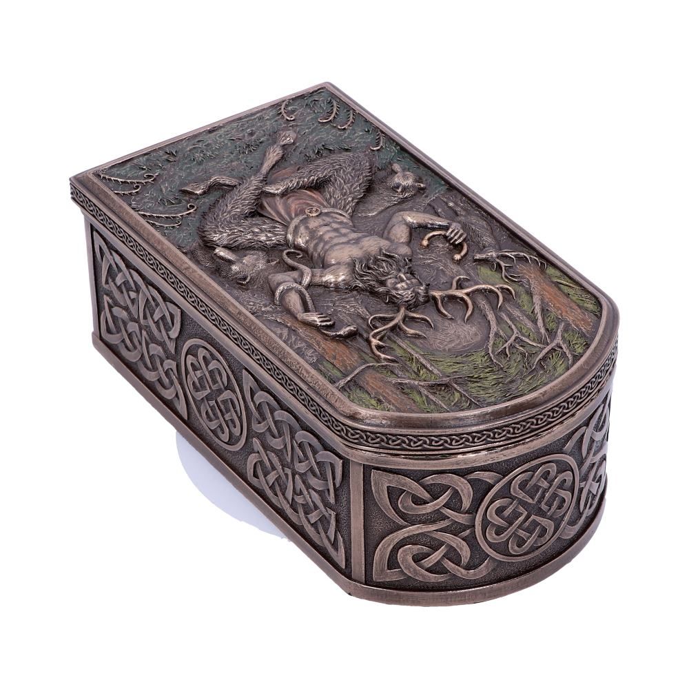 Secrets of Cernunnos Horned God Trinket Box 15.5cm