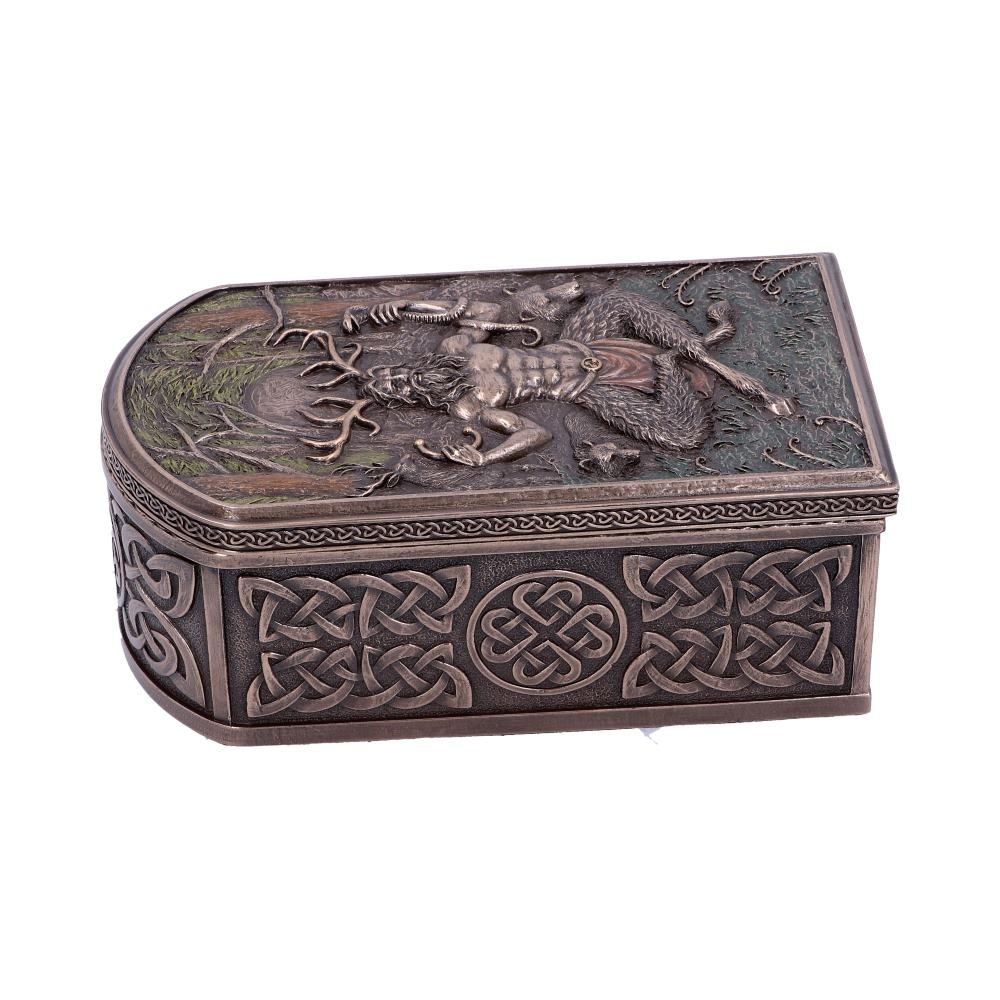 Secrets of Cernunnos Horned God Trinket Box 15.5cm