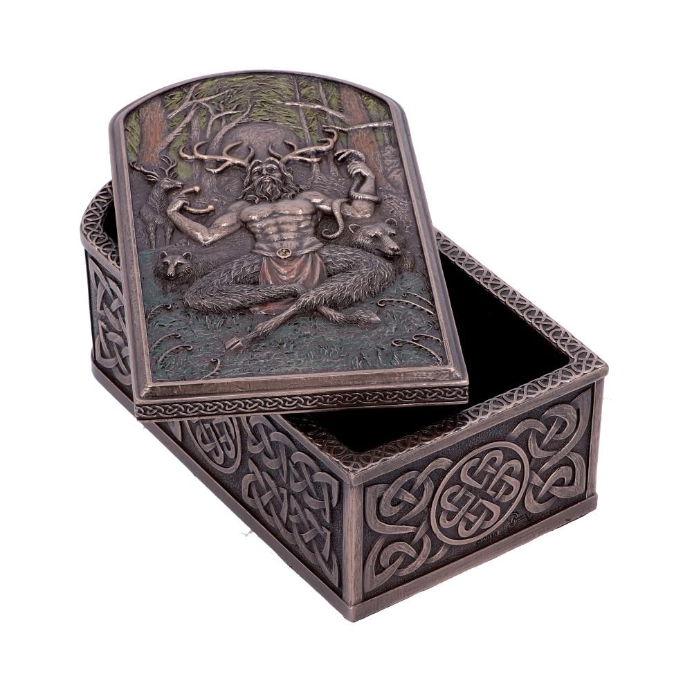 Secrets of Cernunnos Horned God Trinket Box 15.5cm