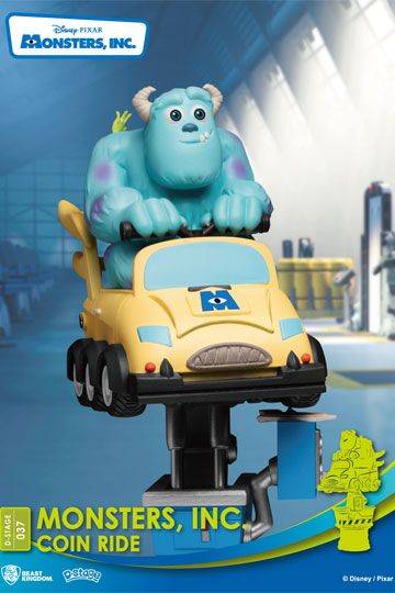 Beast Kingdom Disney Coin Ride Series D-Stage PVC Diorama Monsters Inc. 16 cm