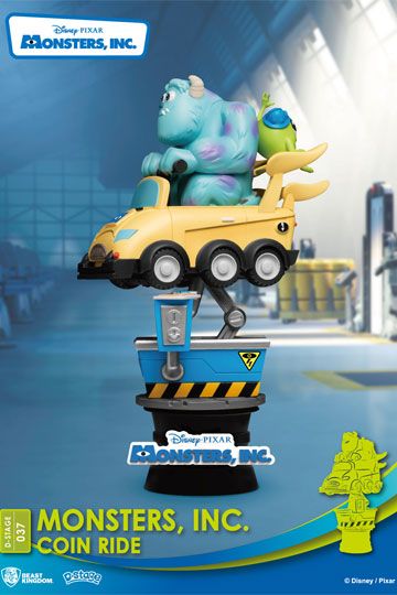 Beast Kingdom Disney Coin Ride Series D-Stage PVC Diorama Monsters Inc. 16 cm